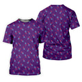Pineapple Grenade Purple Golf Tops For Men, Men Polo, Golf Gift For Men, Golfing Apparel