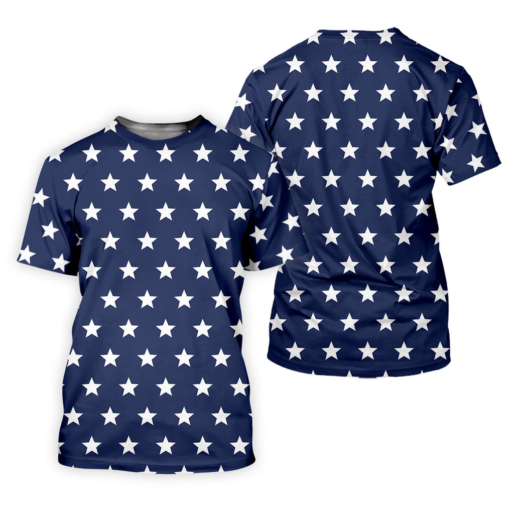 Star Spangled Men Polo, Mens Golf Polo Shirts, Golf Accessories For Men, Golf Gift For Men