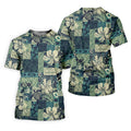 Tribal Aztec Tropical Golf Shirt, Hawaiian Golf Shirts, Mens Golf Polo Shirts, Golf Gift For Men