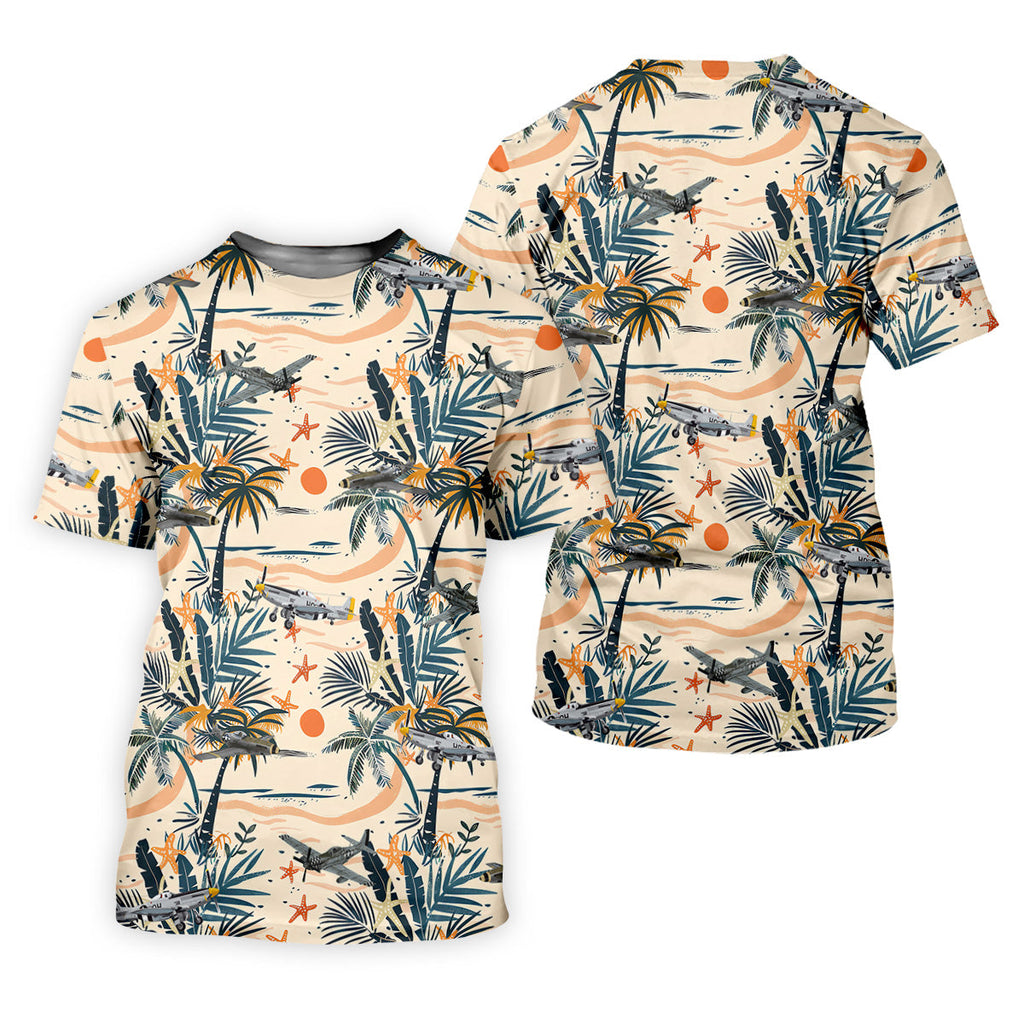 Beach Tropical Seamless Pattern Retro Golf Shirt, Ladies Sleeveless Polo, Ladies Golf Shirts
