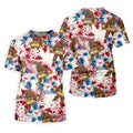 Bigfoot Hawaiian Shirts, Funny Hotdog Men Polo, Fun Golf Shirts For Men, Golfing Apparel