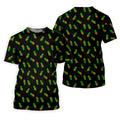 Pineapple Grenade Black And Yellow Golf Tops For Men, Men Polo, Golf Gift For Men, Golfing Apparel