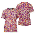 Pink Leopard Golf Tops For Men, Golf Gift For Men, Golf Shirts For Men, Golfing Apparel