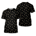 Pineapple Grenade Black Grey Golf Tops For Men, Men Polo, Golf Gift For Men, Golfing Apparel