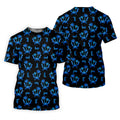 The Blue Crab Tropical Golf Shirts, Black Golf Shirt, Golf Gift For Men, Golf Shirts For Men