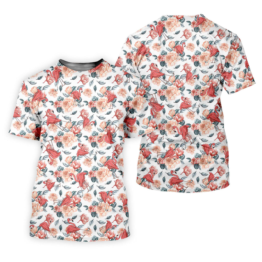 Floral Golf Shirt With Funny Flaming, Cute Golf Outfit, Mens Golf Polo Shirts, Men Sweatshirt, Golfing Apparel