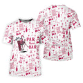 Swing Swear Drink Repeat Par Then Bar Flamingo Golf Shirt, Fun Men's Golf Polos, Polo Shirts For Men