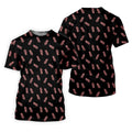 Pineapple Grenade Black And Pink Golf Tops For Men, Men Polo, Golf Gift For Men