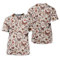 Spring Butterfly Golf Tops For Men, Retro Golf Shirt, Polo Shirts For Men, Golfing Apparel