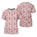 Breast Cancer Awareness Ribbon Flower Men Shirt, Men's Pink Golf Polo, Polo Shirts For Men