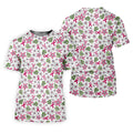 Breast Cancer Awareness Ribbon Flower Men Shirt, Cancer Awareness Shirt, Polo Shirts For Men