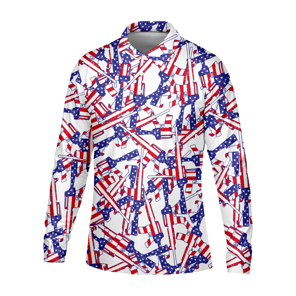 Men's Patriotic Golf Shirts, Golf Gift For Men, Golf Shirts For Men, Polo For Men