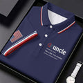 Druncle Like A Dad Only Drunker Father's Day Golf Shirt, Men's Funny Golf Shirts, Golf Gift For Dad