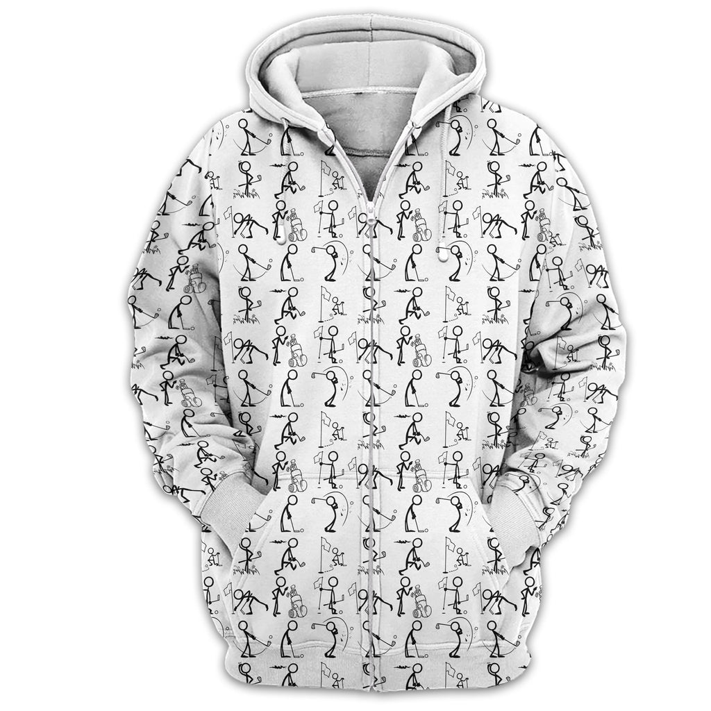 White Golf Polo ShirtFunny Golf Shirt, Gift For Golfers