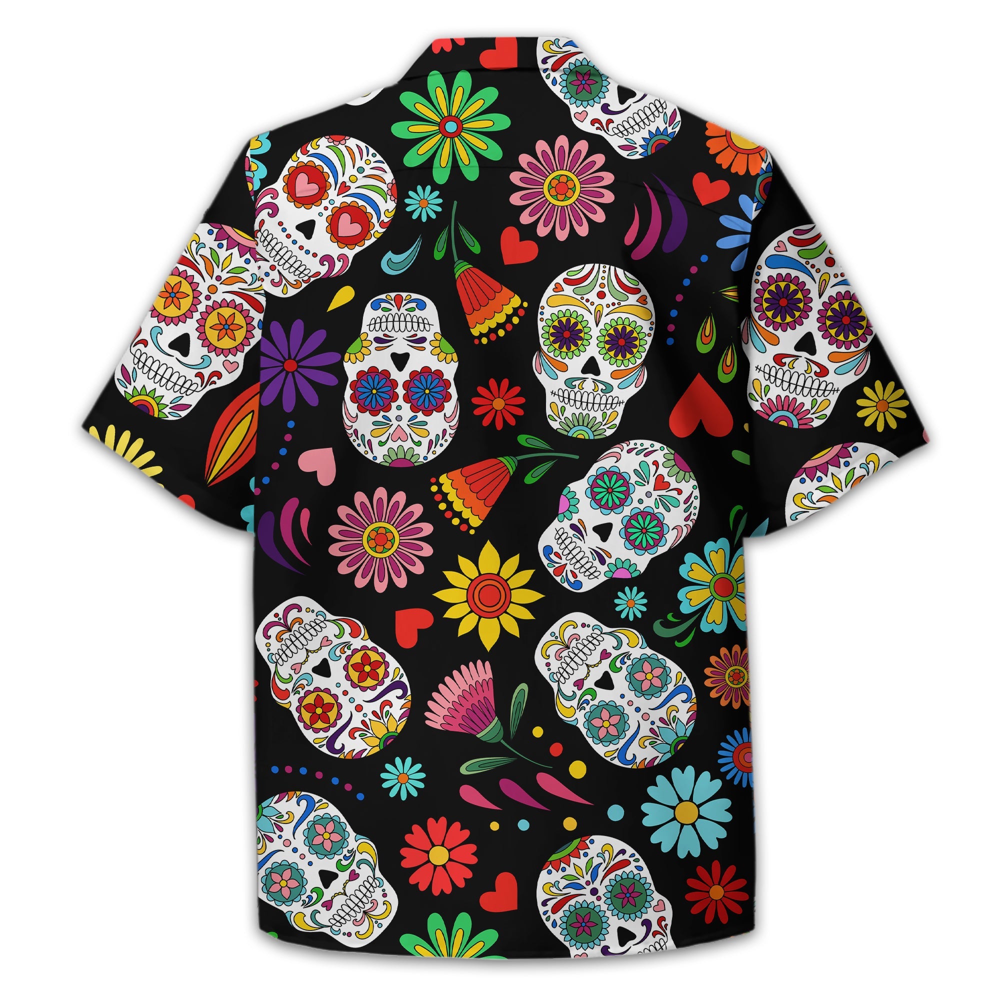 Fiesta Feeling Skull Men's Golf Polo ShirtFunny Golf Shirt, Gift For Golfers