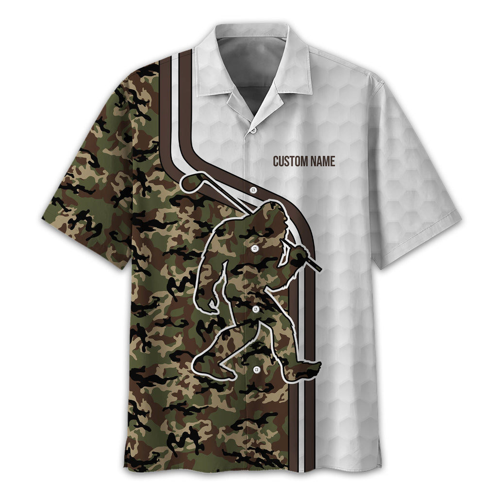 Funny Bigfoot Custom Golf Polo ShirtGolf Shirt For Men, Gift For Golfers