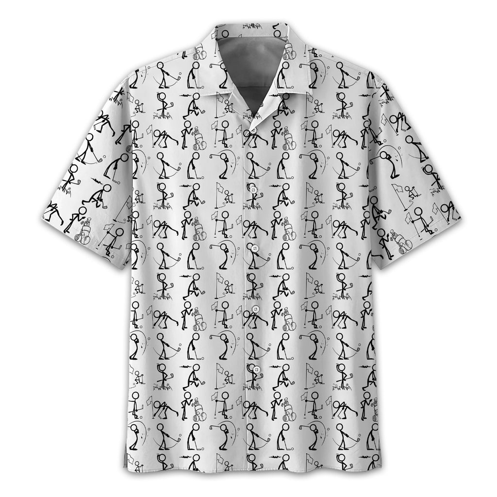 White Golf Polo ShirtFunny Golf Shirt, Gift For Golfers