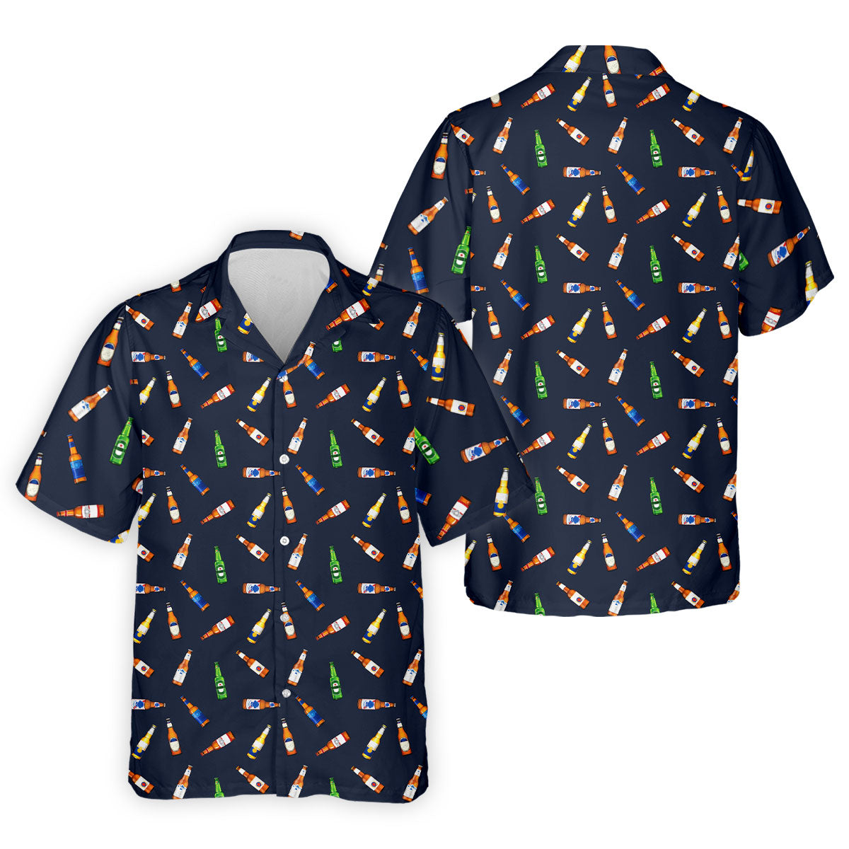 Funny Beer Bottle 19th Hole Men's Funny Golf Shirts, Golf Tops For Men, Golf Shirts For Men, Golfing Apparel