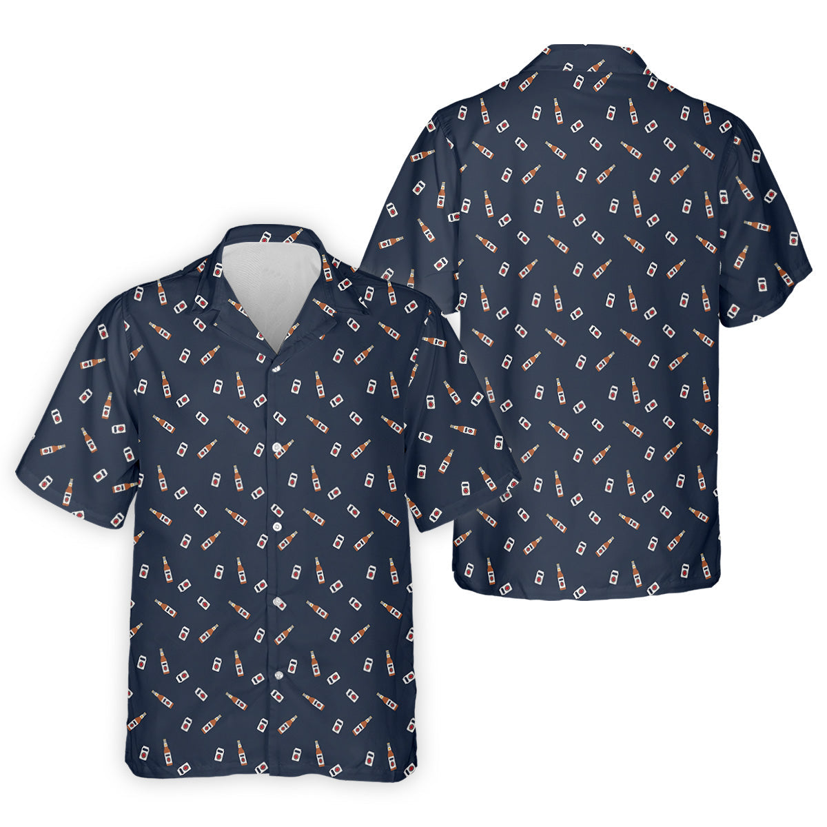 Golf And Beer Navy Golf Shirt, Men's Funny Golf Shirts, Golf Tops For Men, Golf Shirts For Men