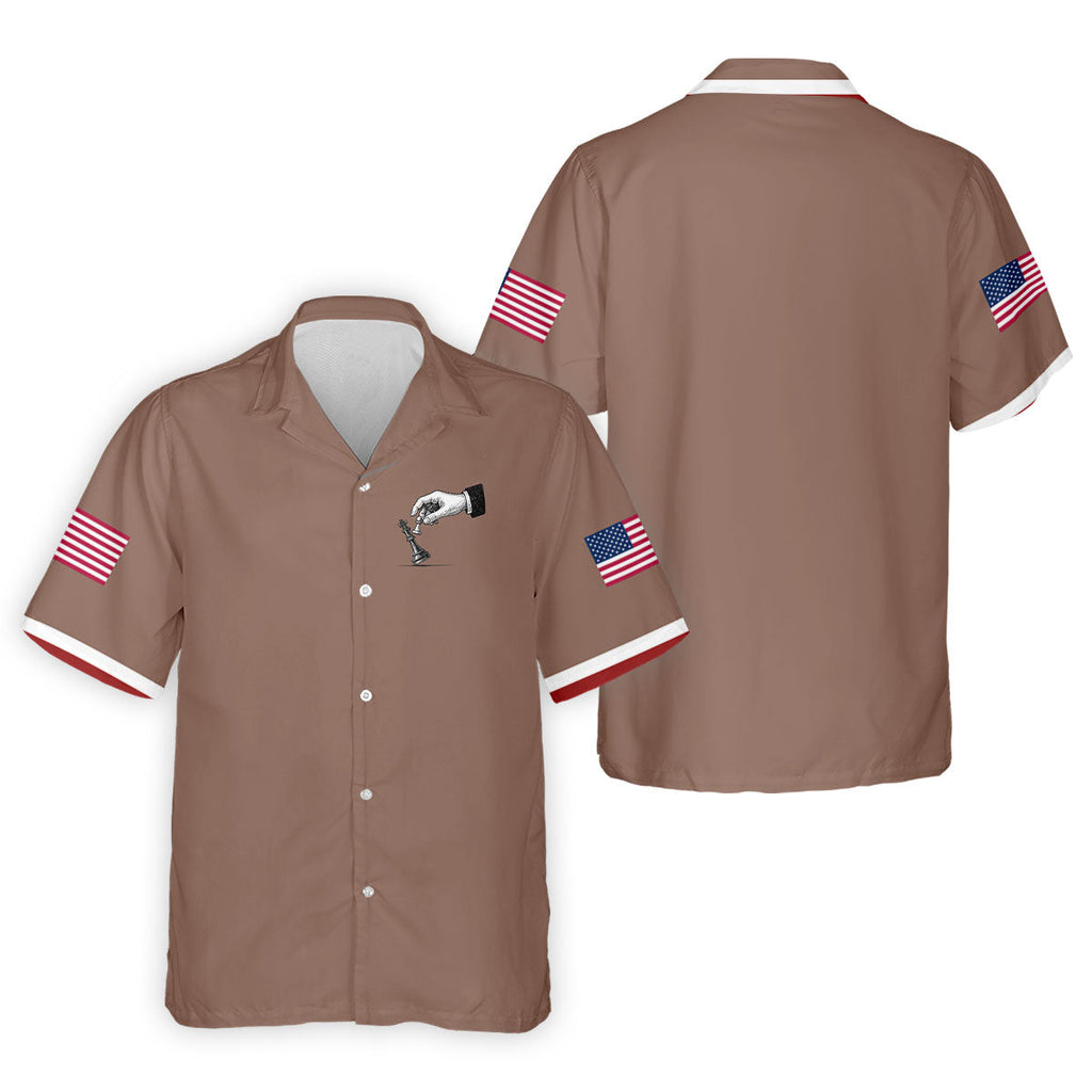 Protest Checkmate Chess 250 Years Patriotic Golf Shirt, Golf Shirts For Men, 4th Of July Golf Shirt