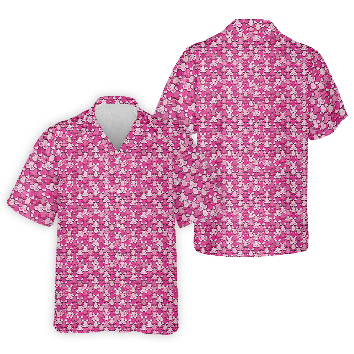 Naughty Fun XOXO Pink Golf Tops For Men, Valentines Golf Gift, Golf Gift For Men, Golf Shirts For Men