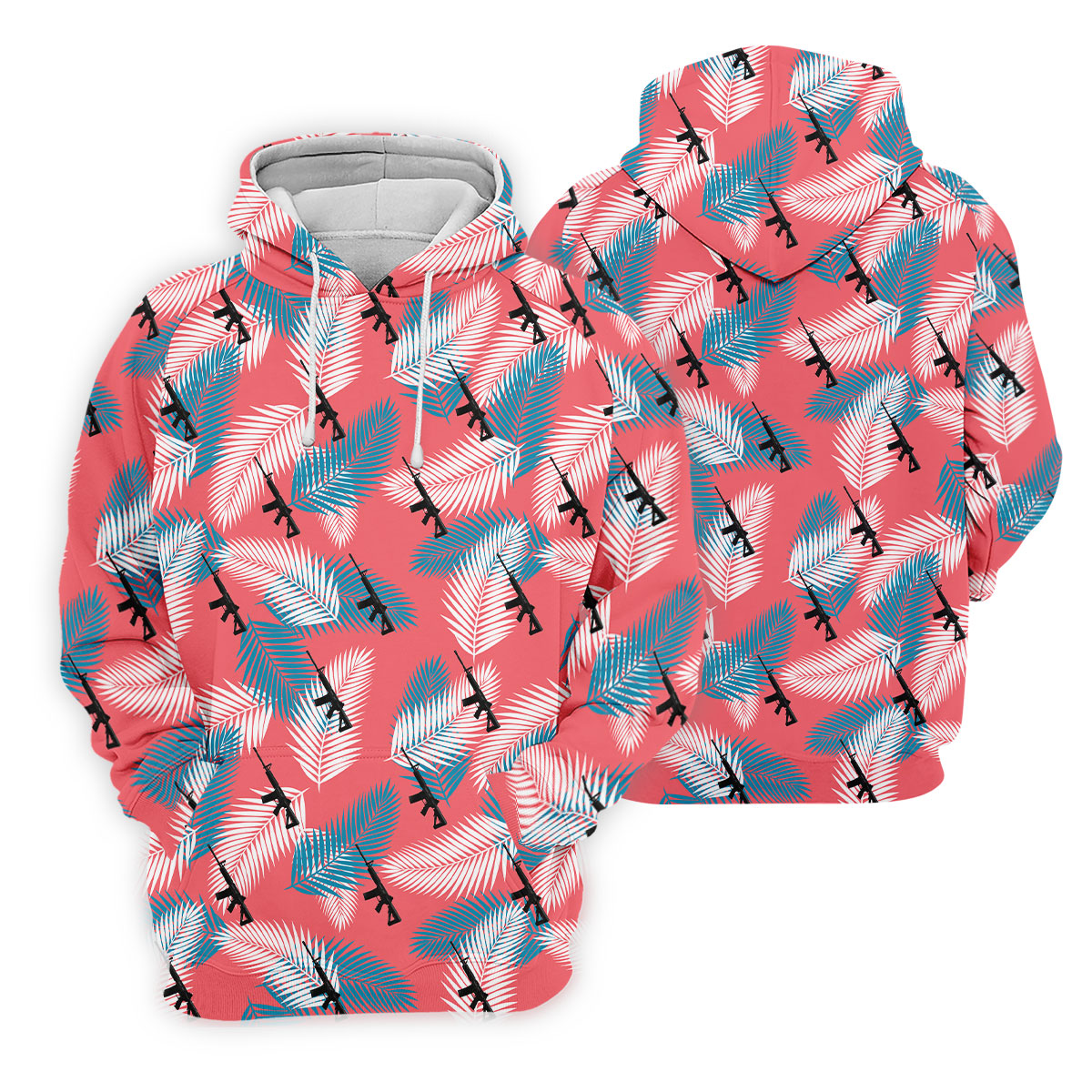 Freedom Lifestyle Green And Pink Hawaiian Golf Shirt, Women's Golf Tops, Ladies Golf Shirt