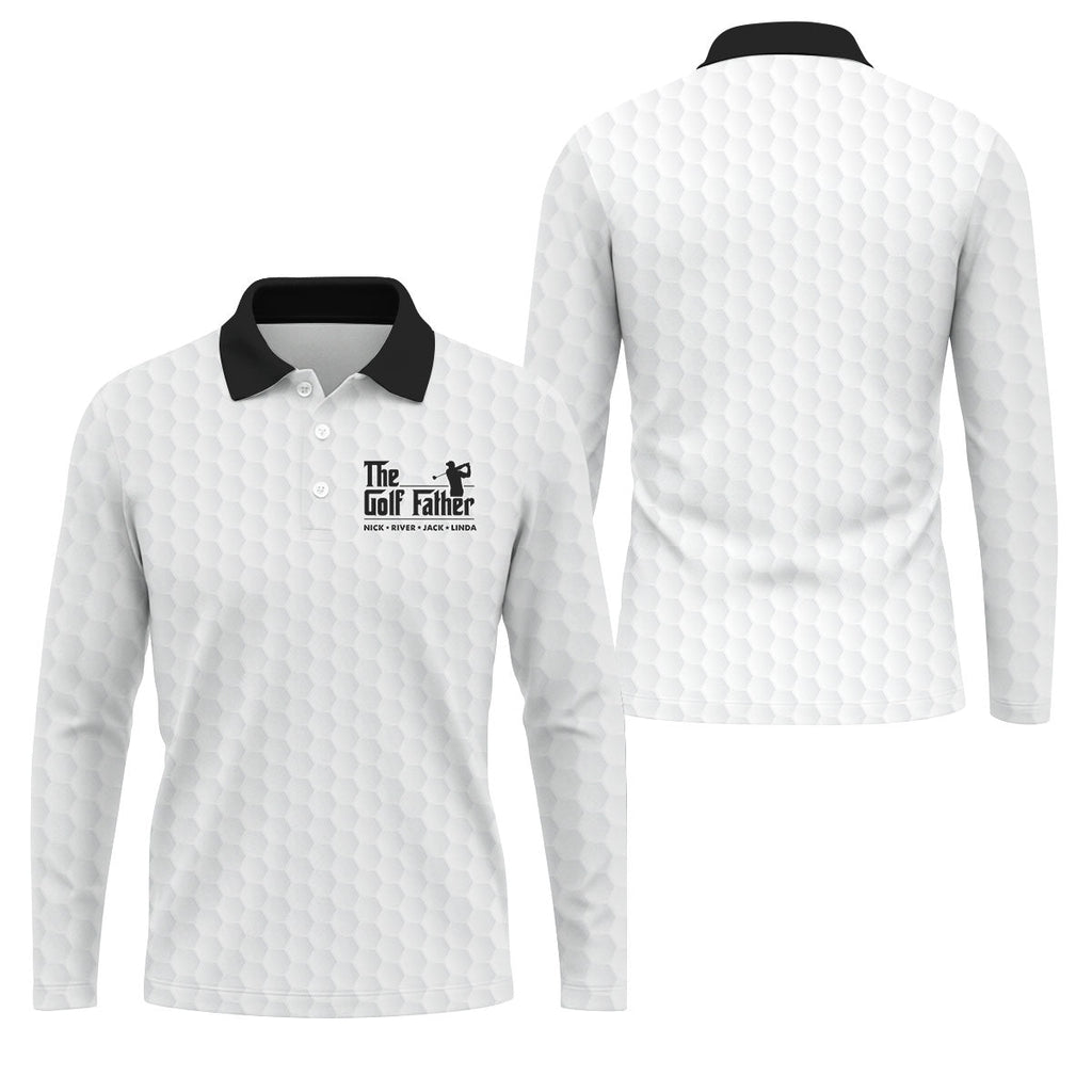 The Golf Father Custom Name Golf Tops For Men, Golf Shirt For Dad, Father's Day Presents Golf