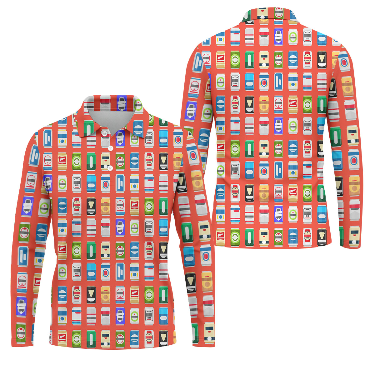 Famous Beer Can Golf Shirt, Golf And Beer Polo Shirts For Men, Golf Shirts For Men, Golfing Apparel