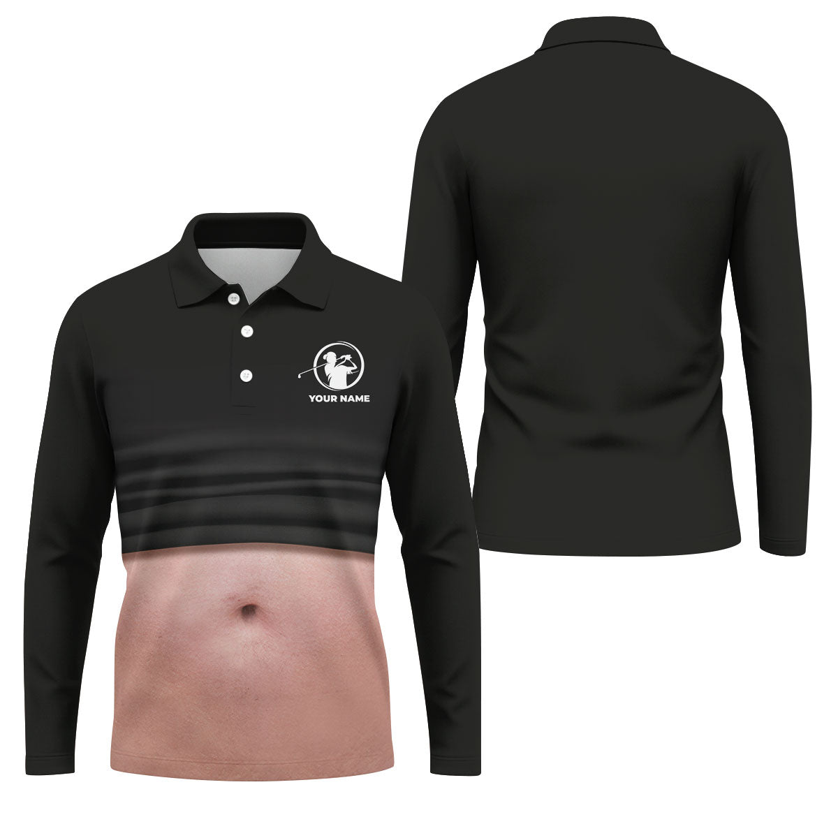 Men's Funny Golf Polo Shirt Custom Golf Shirt, Cool Golf Gift, Fun Golf Shirts For Men