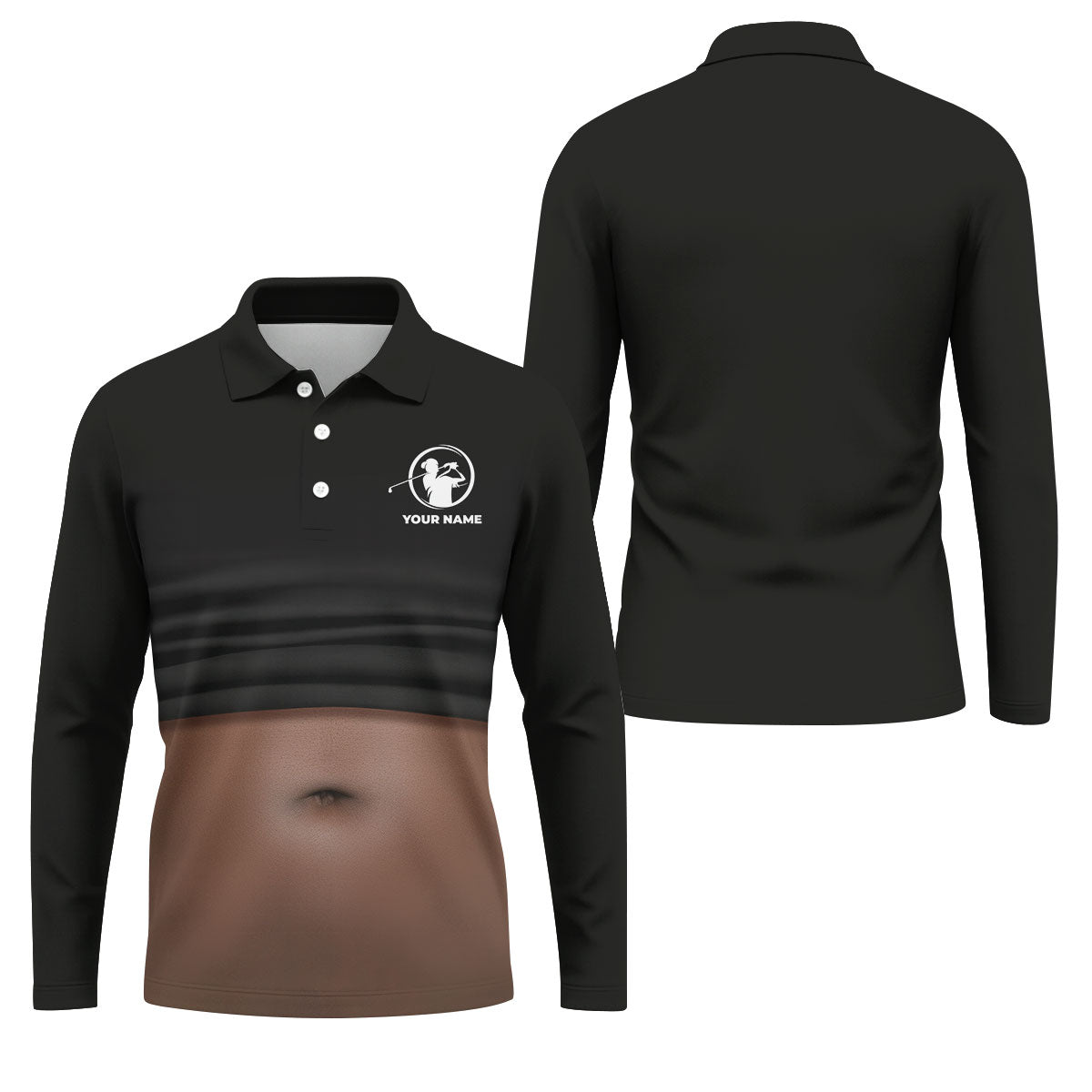 Men's Funny Golf Polo Shirt Custom Golf Shirt, Cool Golf Gift, Fun Golf Shirts For Men