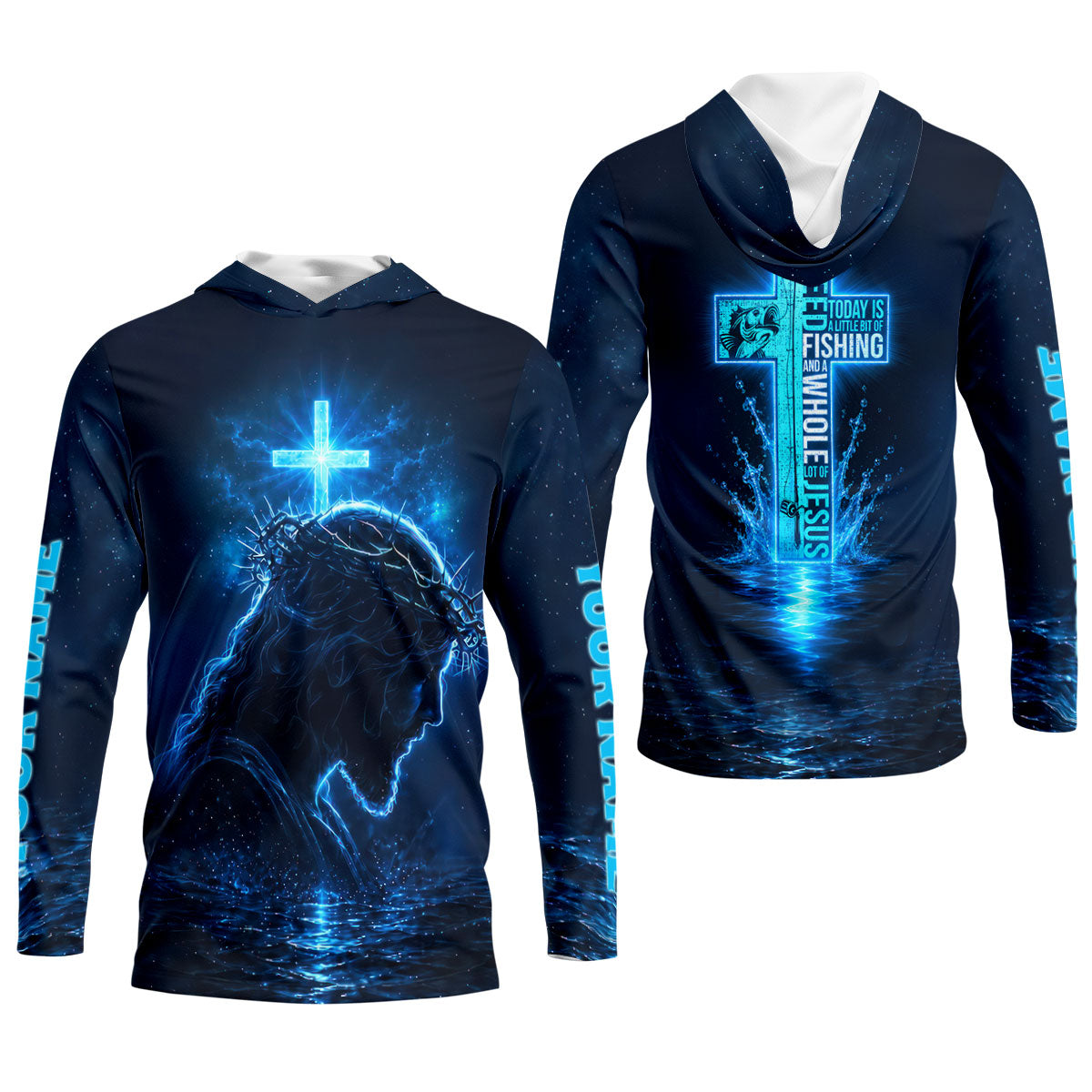 All I Need Today Is Fishing And Jesus UPF Shirt, Fishing Shirts, Mens Fishing Apparel