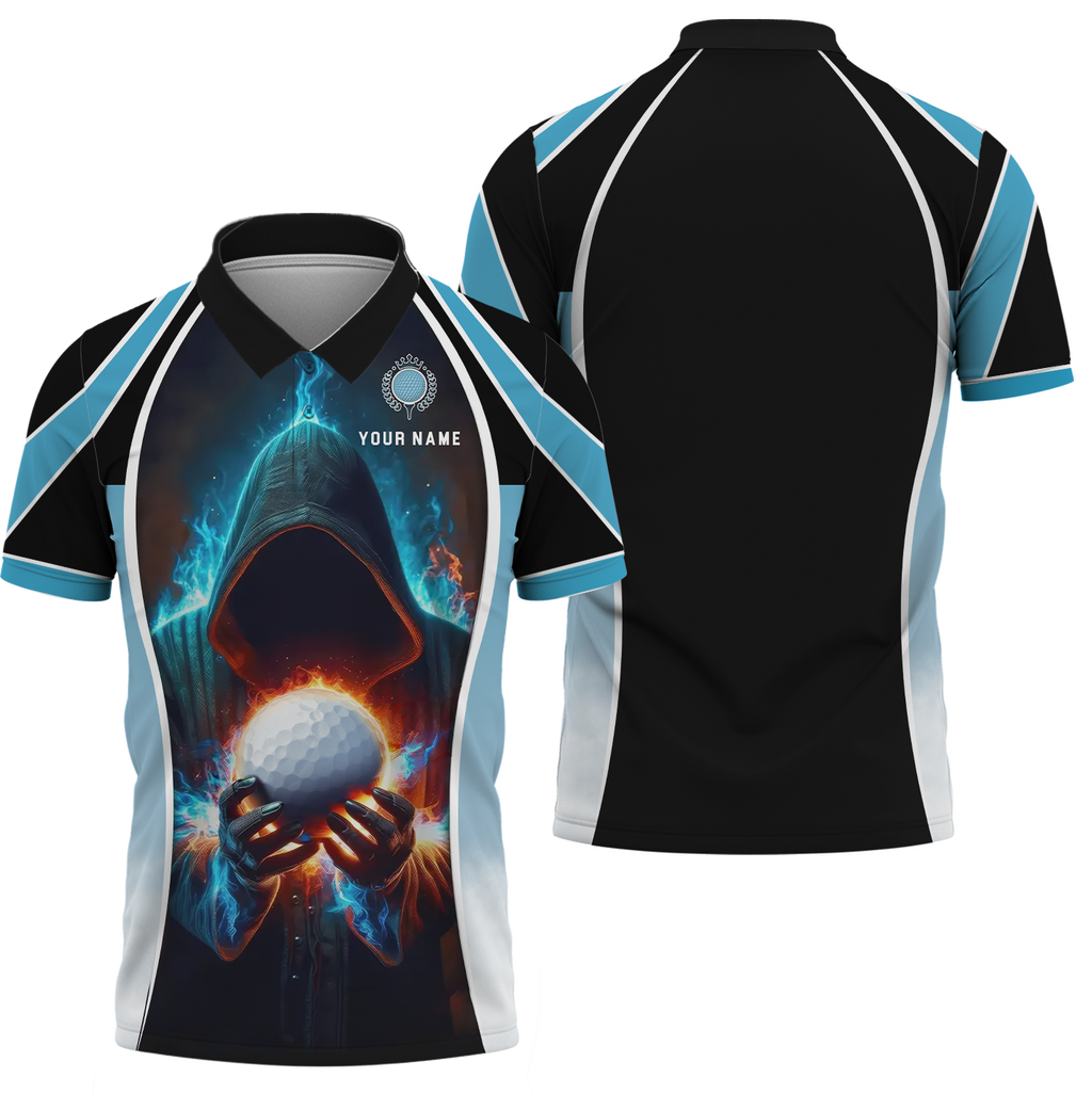 Custom Name Men's Golf Polo Shirt, Funny Golf Shirt, Gift For Golfers