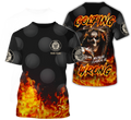 Golfing Wrong Skull Custom Golf Shirt, Gift For Golfers, Golf Gift For Men