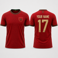 Moroccan Zellige Tile V-NeckMen Football Lover, Morocco Soccer Jerseys Soccer Fan Gift