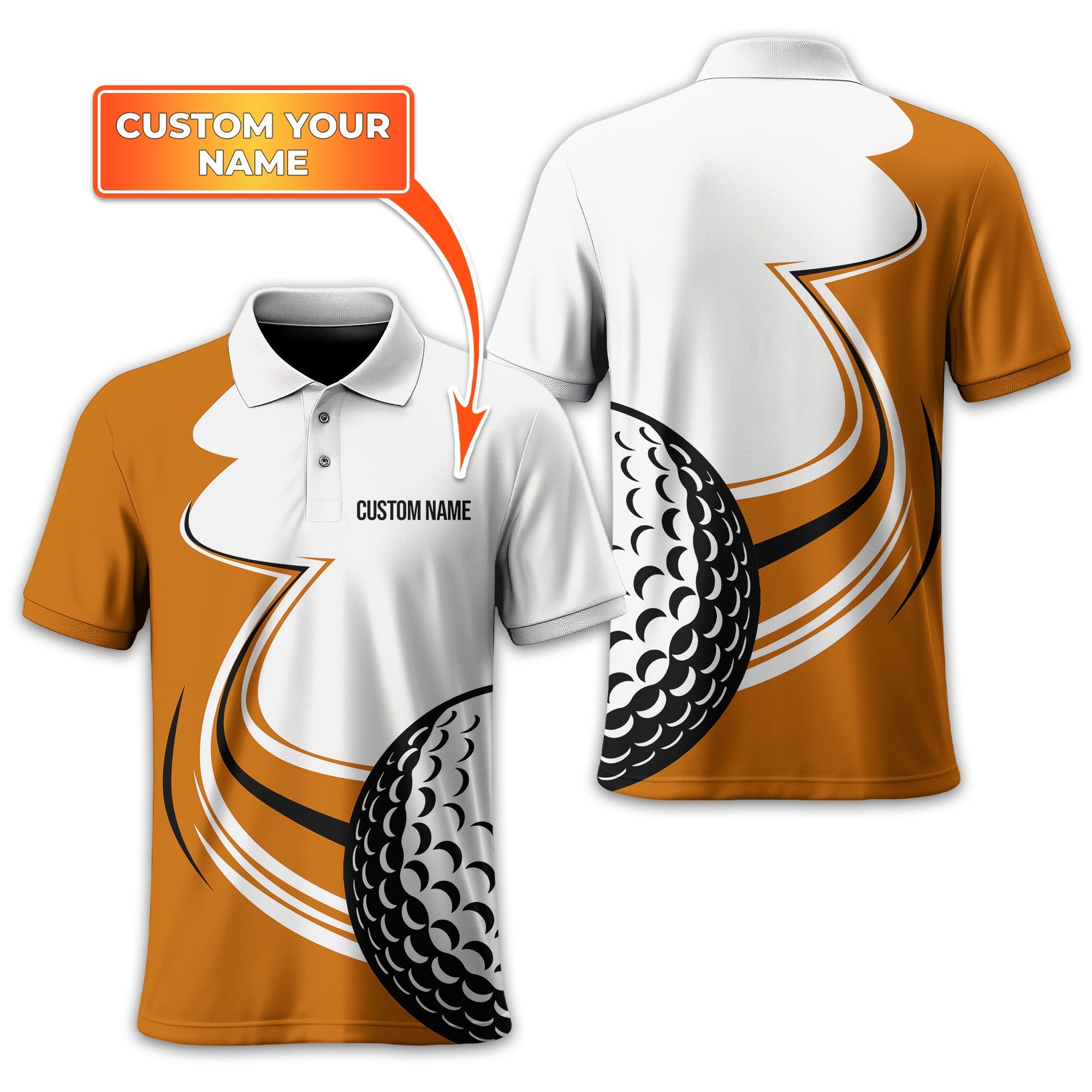 Personalized Golf Polo ShirtGolf Shirt For Men, Gift For Golfers