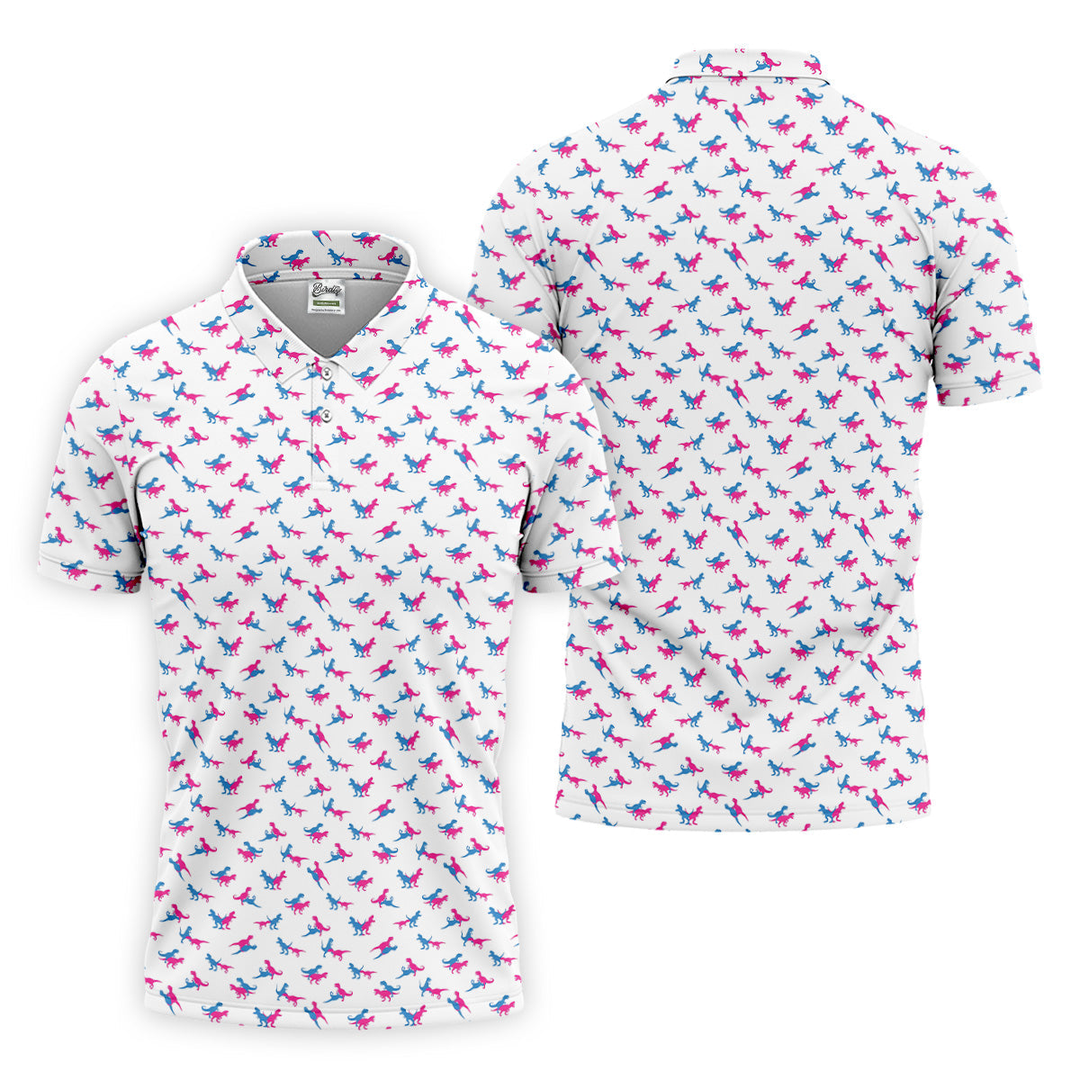 Funny Dinosaur Naughty Position Golf Tops For Men, Valentines Golf Gift, Golf Gift For Men