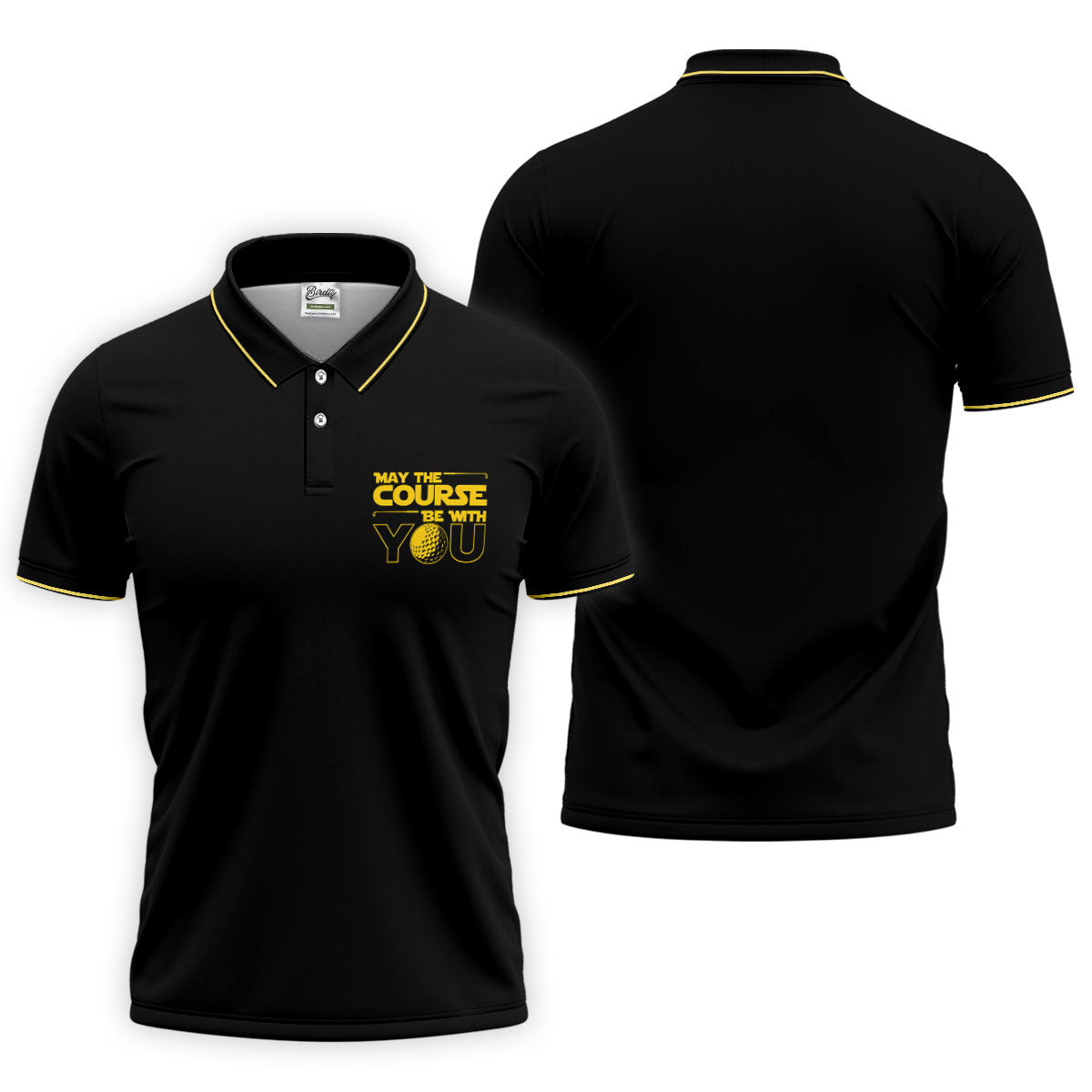 May The Course Be With You Movie Inspired Funny Golf Shirts, Father's Day Golf Shirt, Golf Gift For Dad