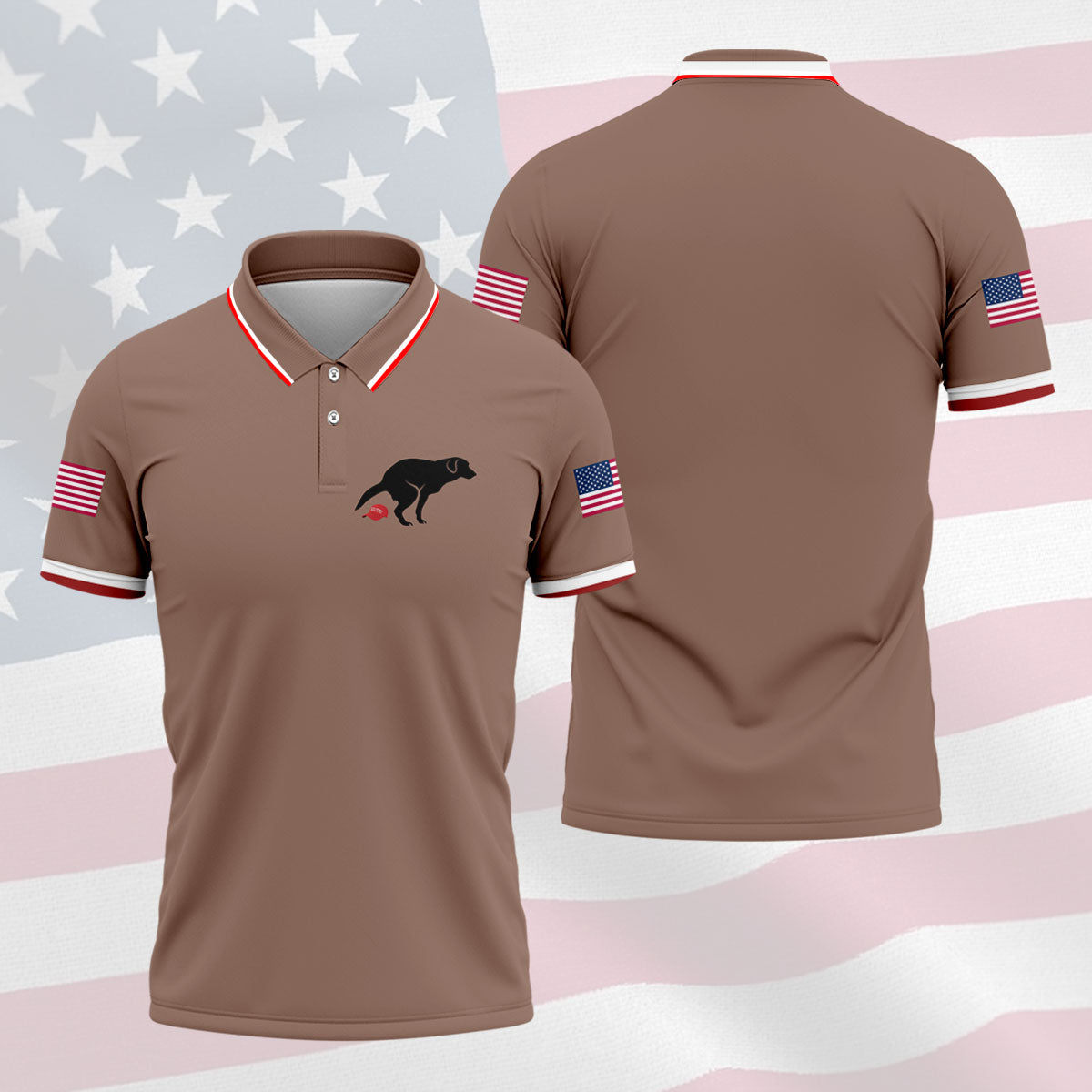 Funny Sarcastic Dog 250 Years Patriotic Golf Shirt, Golf Shirts For Men, 4th Of July Golf Shirt
