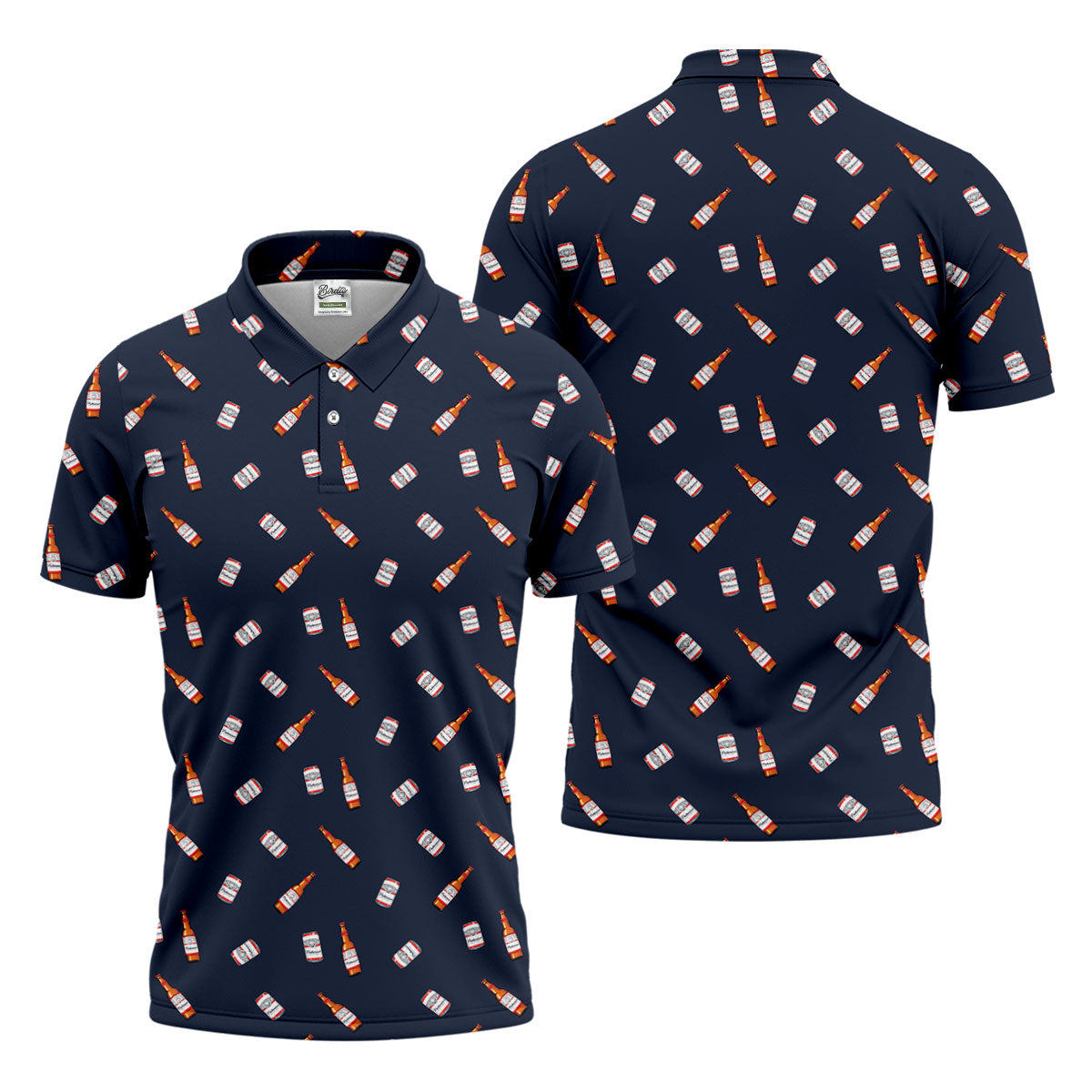 Puttweiser King Of Drive Golf And Beer Men's Funny Golf Shirts, Golf Tops For Men, Golf Shirts For Men