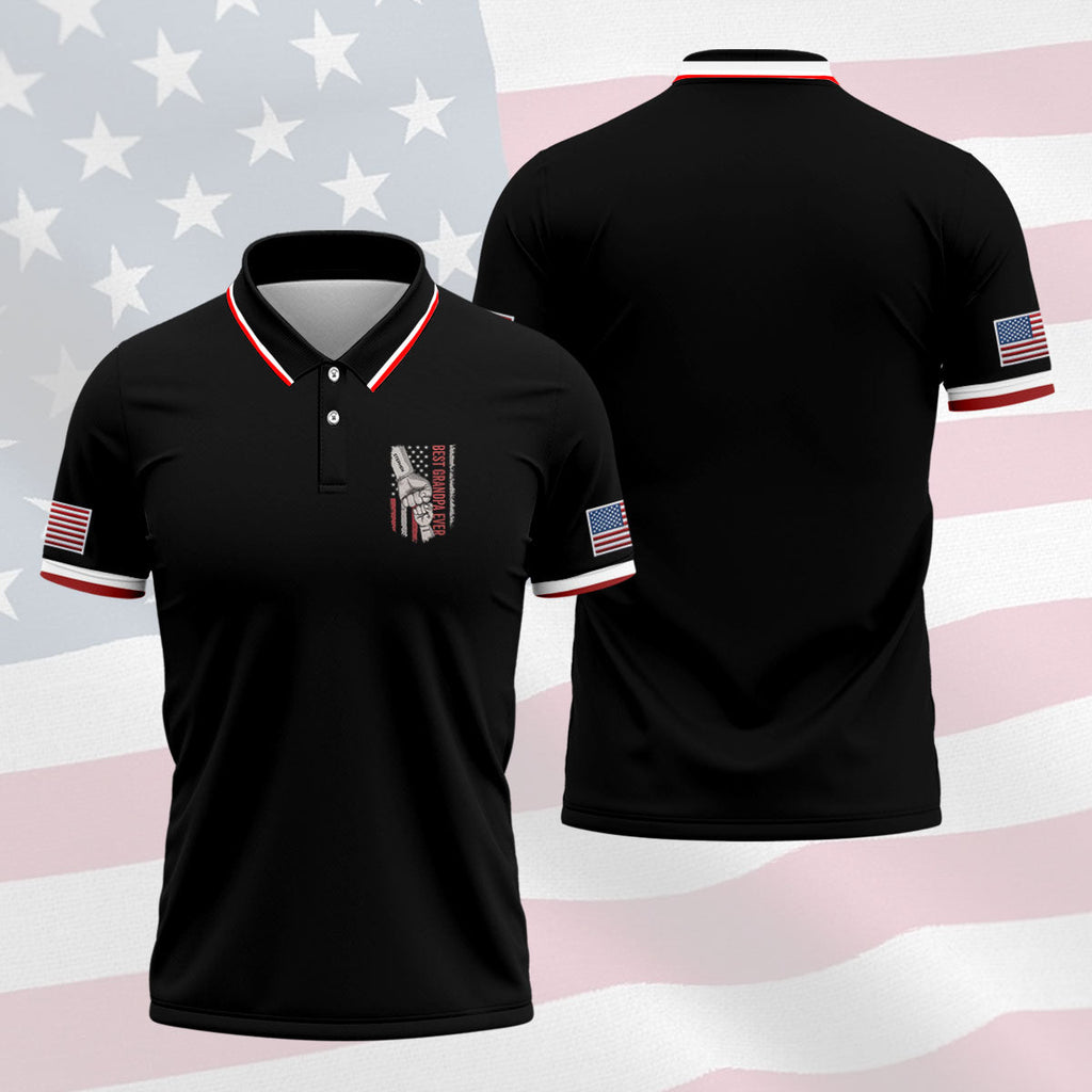 Best Grandpa Ever Father's Day Golf Shirt, Golf Shirts For Men, Gift Ideas For Grandpa