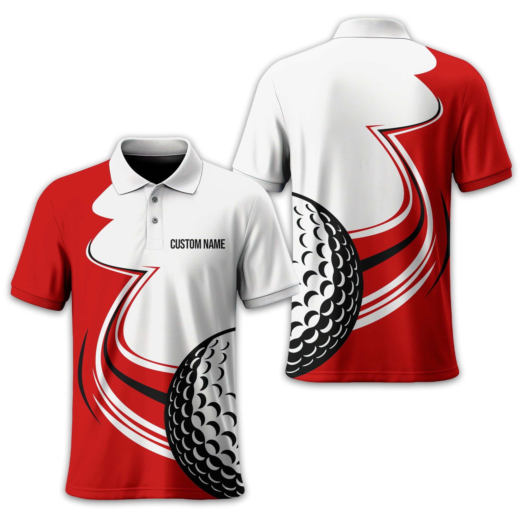 Personalized Golf Polo ShirtGolf Shirt For Men, Gift For Golfers