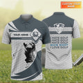 I Hate Golf Golf Men's Golf Polo ShirtGolfing Apparel, Mens Golf Gift, Funny Golf Shirt