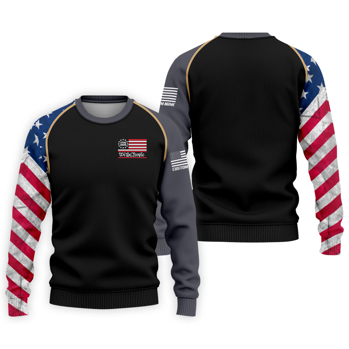 1776-2026 We The People 4th Of July Golf Shirt, Patriotic Golf Shirt, 250 Years Of America Golf Shirts For Men