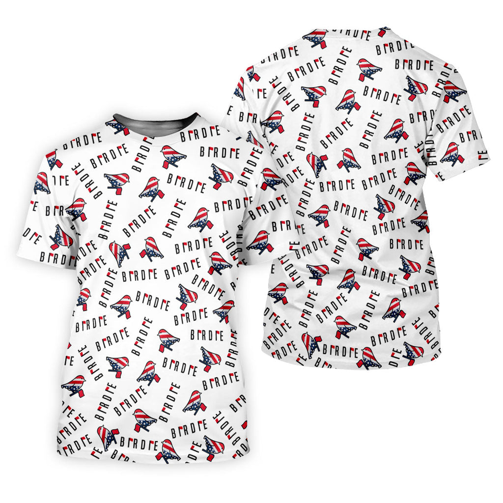 American Flag Pattern Patriotic 4th Of July Golf Tops For Men, 250th Anniversary Golf Shirts For Men