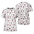 American Flag Pattern Patriotic 4th Of July Golf Tops For Men, 250th Anniversary Golf Shirts For Men