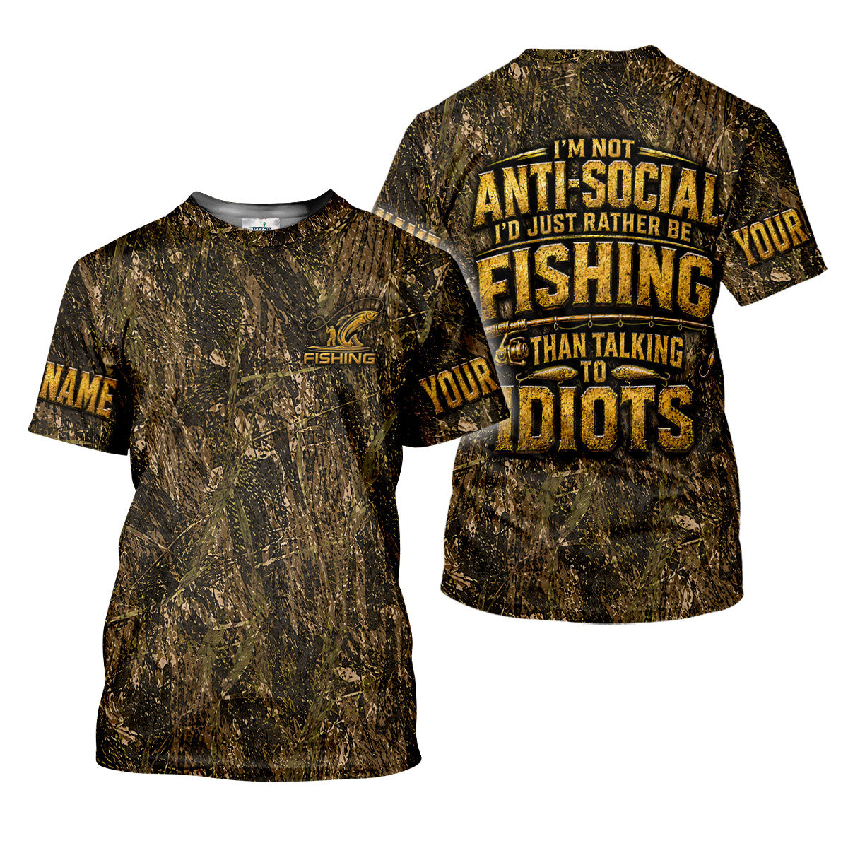 Rather Be Fishing Than Talking To Idiots UPF Shirt, Fishing Shirt For Women, Womens Fishing Shirt