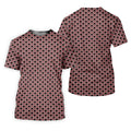 Golf Ball Candy Cane Golf Shirt, Fun Golf Shirts For Men, Golfing Apparel, Golf Shirts For Men