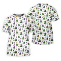 Funny Crocodile Golfing Mardi Gras Golf Shirts, White Golf Shirt, Golf Gift For Men, Golf Shirts For Men