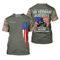 I Am A US Veteran American Flag Camo Golf Shirt, 250 Years 4th Of July Golf Shirts For Men
