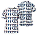 Christmas Trump Dancing Golf Tops For Men, Christmas Golf Polos Shirt, Men Golf Apparel